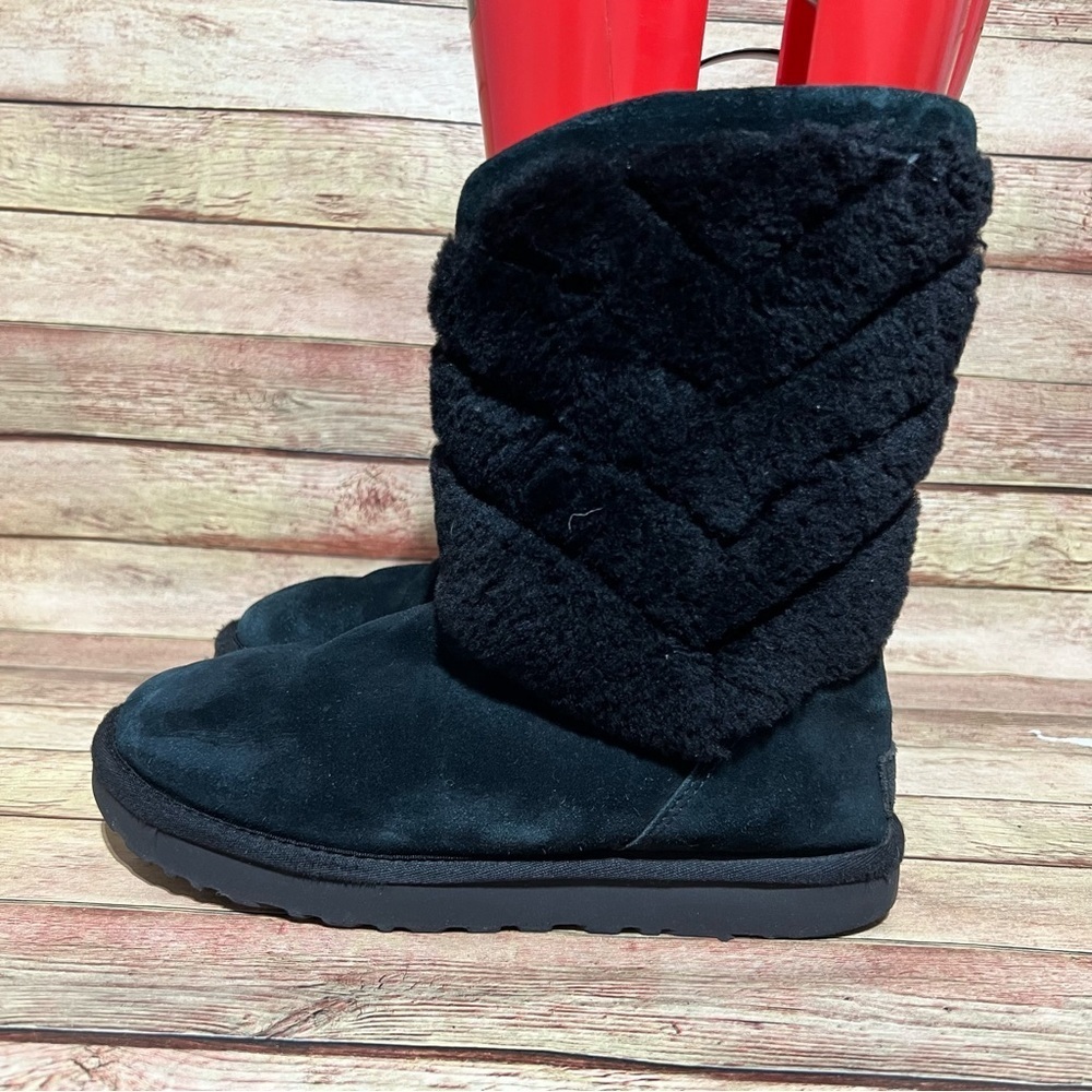 Ugg Black Suede Tania Boots